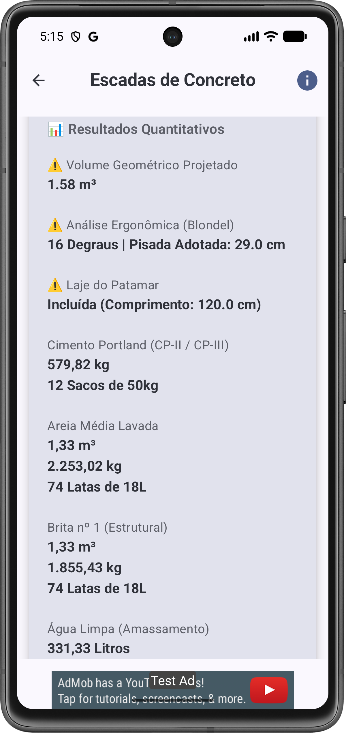 Resultados de Escadas